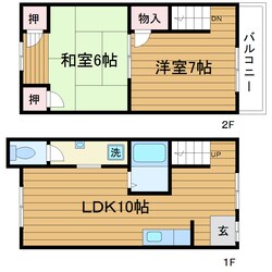 旭第2ハイツの物件間取画像